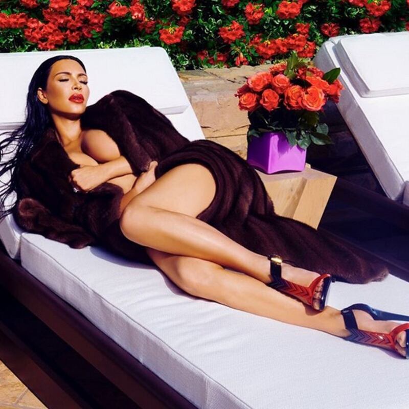 Kim Kardashian sexy su Instagram 1