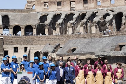 L'inaugurazione del "nuovo" Colosseo 5