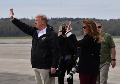 Melania Trump e il Presidente degli Stati Uniti nelle zone colpite dal tornado 4