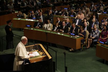 Il discorso del papa al Palazzo di Vetro 4