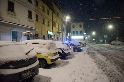 Maltempo, la neve nelle zone terremotate 3
