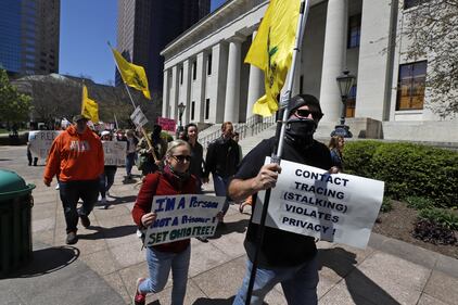 Emergenza Coronavirus in Usa, proteste anti lockdown in Ohio 7