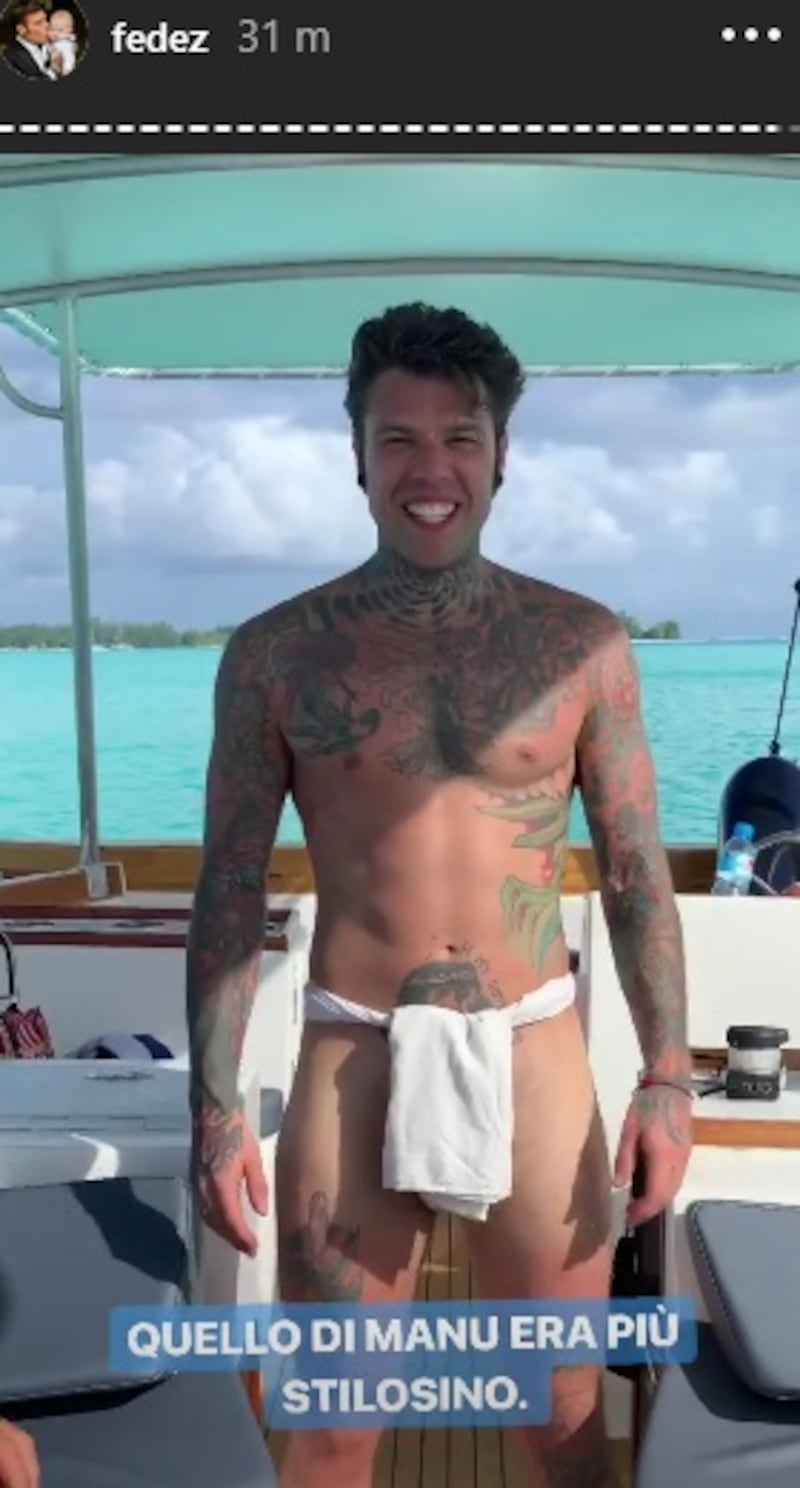 Fedez in tanga
