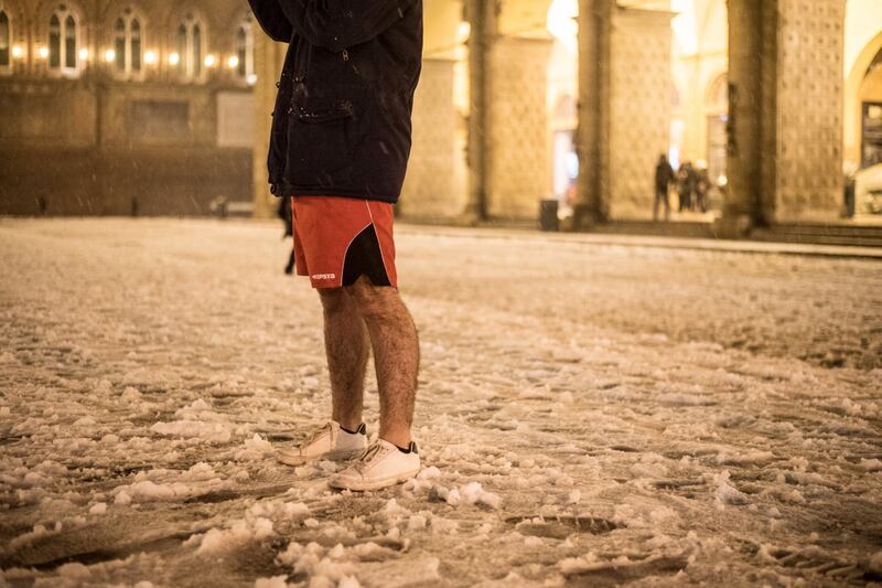 Bologna sotto la neve, le immagini 1