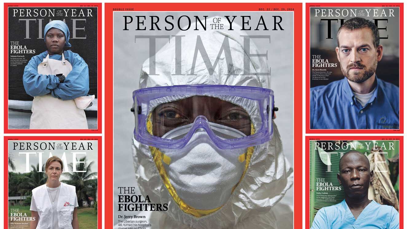 TIME premia il personaggio 2014: chi combatte per sconfiggere l'ebola