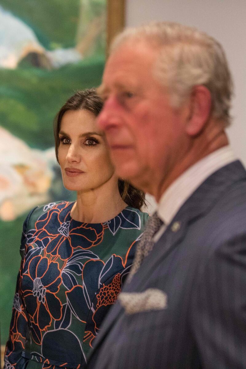 Il Principe Carlo: mostra alla National Gallery con Letizia di Spagna  6