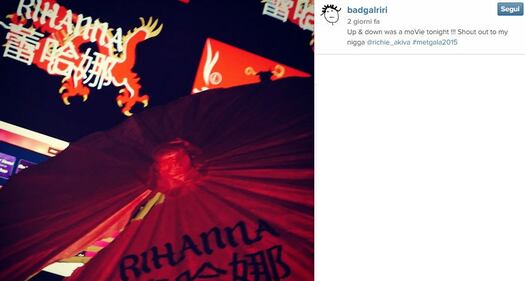 Rihanna: "il vestito del Met? L'ho trovato online" 9