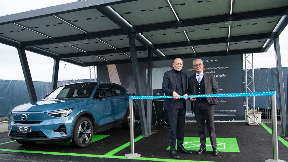 Stazioni di ricarica Volvo: 24 mesi di progetto Powerstop