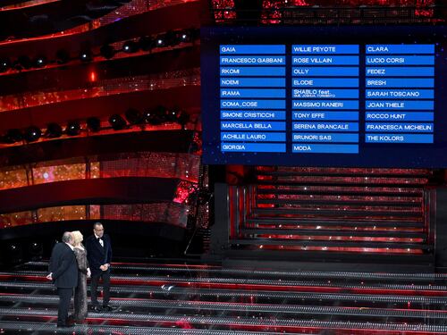 Sanremo, il voto della sala stampa: Giorgia, Cristicchi e Achille Lauro tra i primi 5