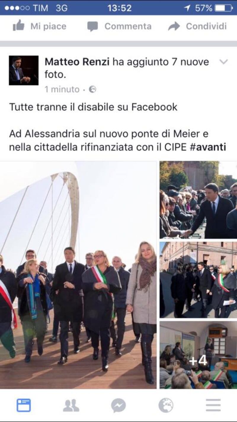 Renzi facebbok