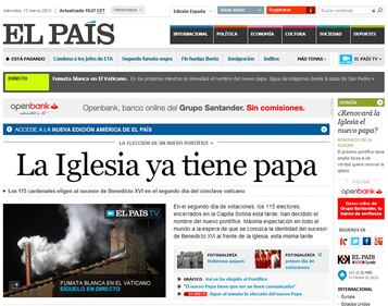 L'elezione del Papa nei siti stranieri 8