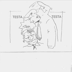 La vignetta del giorno: testa a testa Trump vs Biden 1
