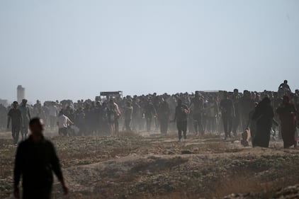 Caos aiuti a Gaza: le immagini della calca 6