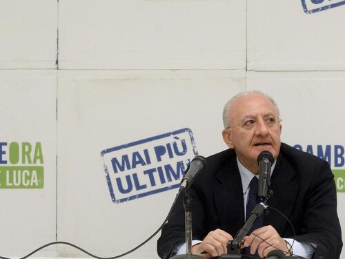 De Luca confida in Renzi per la modifica della Severino