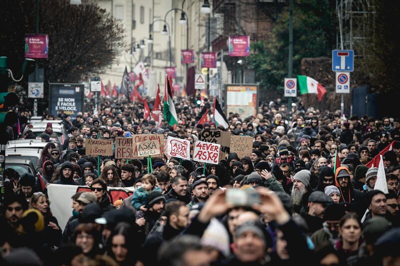 Corteo Torino Askatasuna