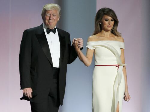 Melania e Donald Trump, coppia presidenziale