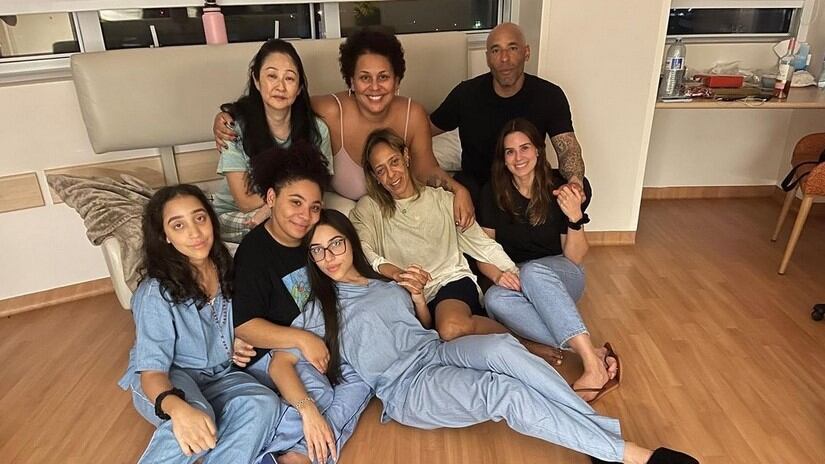 La famiglia di Pelé in ospedale a Natale: la toccante foto sui social