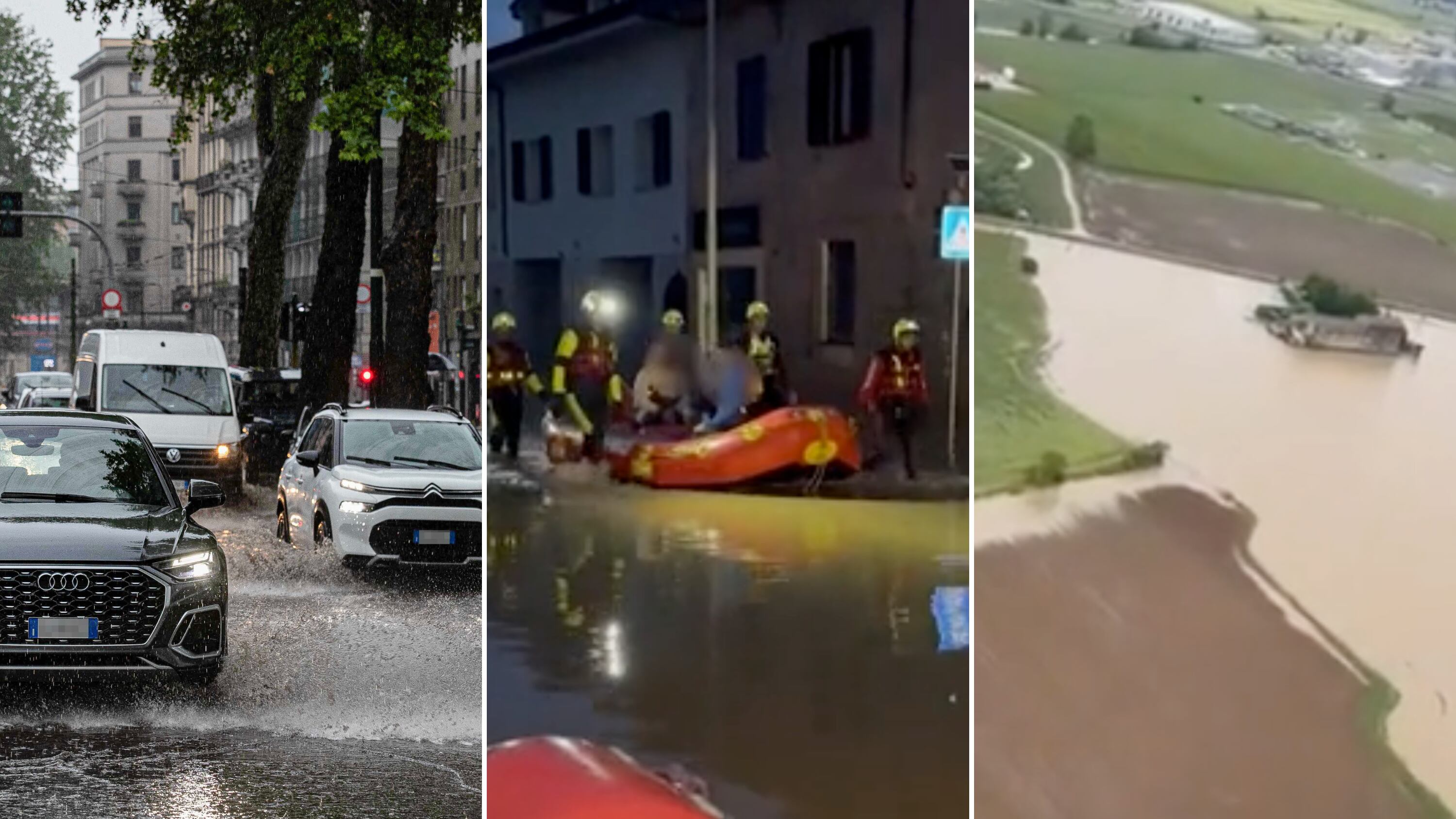 Maltempo, allerta rossa in Veneto: case allagate e senza luce. Allarme anche in Lombardia