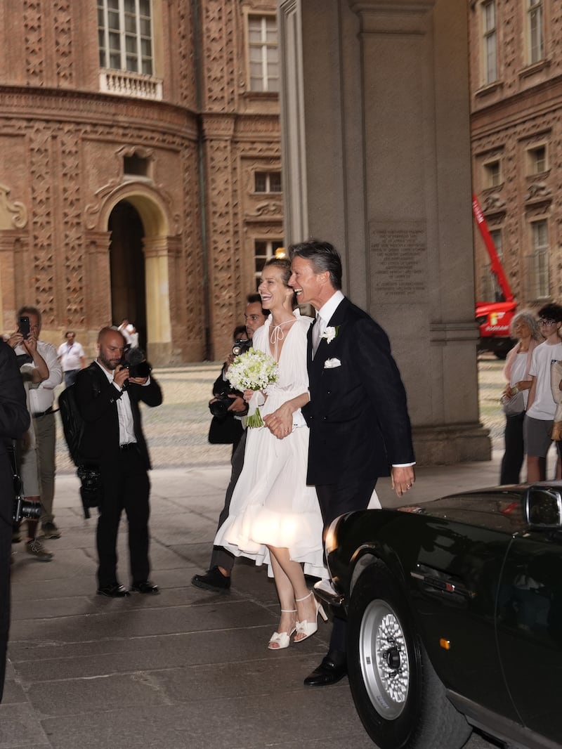 Le nozze di Eva Herzigova con Gregorio Marsiaj 2