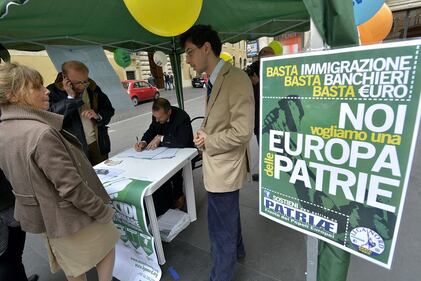 La Lega apre una sede a Roma 8