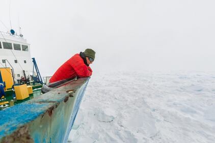 La Akademik Shokalskiy bloccata tra i ghiacci 2