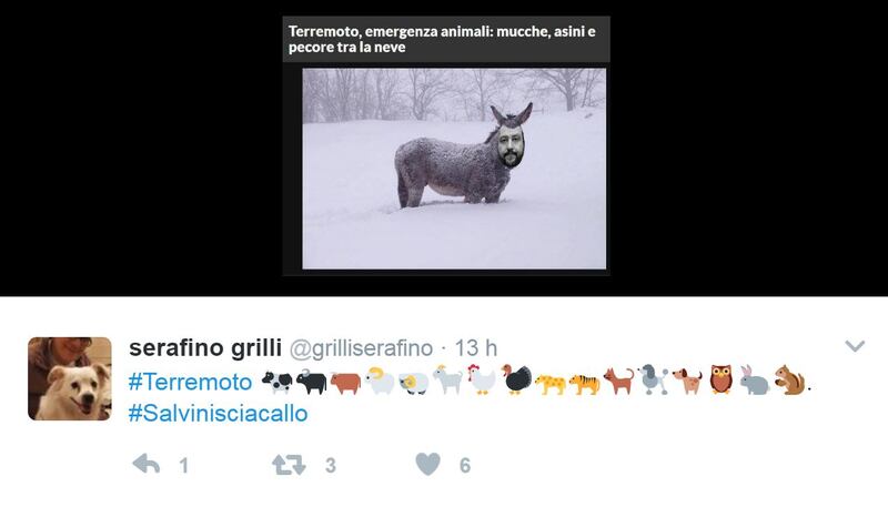 Abruzzo, gli attacchi a Salvini su Twitter 3