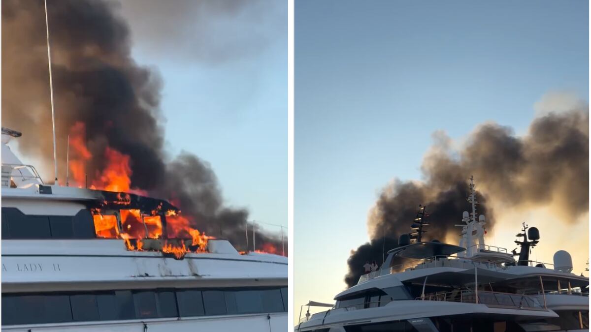 Fiamme nel porto di Saint Tropez: a fuoco il super yacht da 80mila dollari a settimana