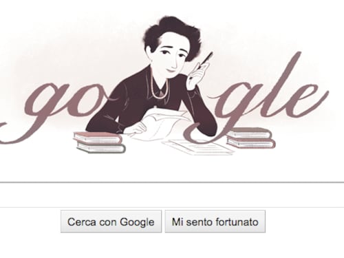 Google lancia un doodle per l'anniversario di Hannah Arendt