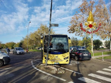 Scuolabus incidente Perugia 1