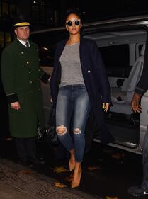 Rihanna e la Campbel a cena insiema a Londra 5