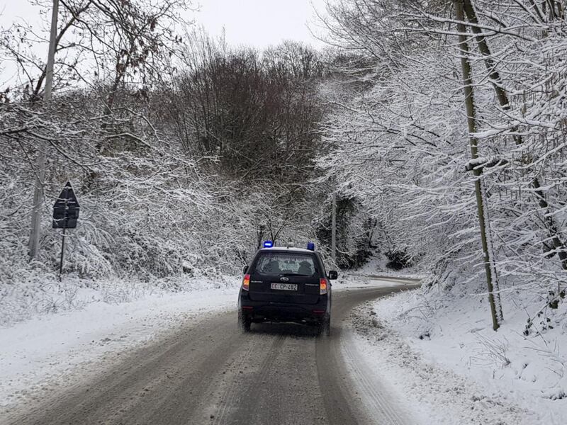 Neve e gelo sui Castelli romani 16