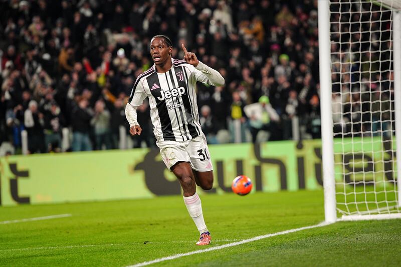 Juventus Napoli David celebrazione
