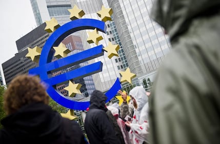 La protesta dei Blockupy 12