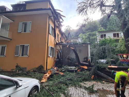 Le immagini dei danni provocati dal maltempo in Veneto