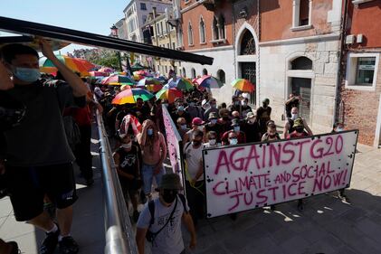 Scontri al G20 di Venezia  1