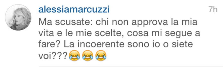 Marcuzzi, è polemica coi fans 2
