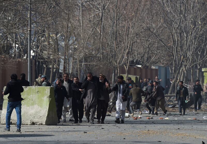 I feriti nell'attentato di Kabul 1