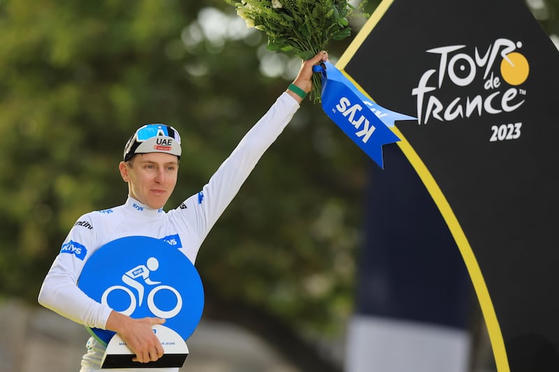 Tour 2023 Pogacar podio