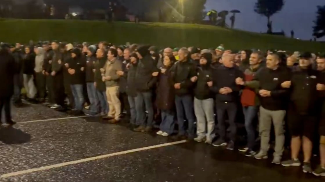 catena umana irlanda del nord