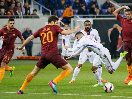 La Roma crolla nella ripresa: poker del Lione