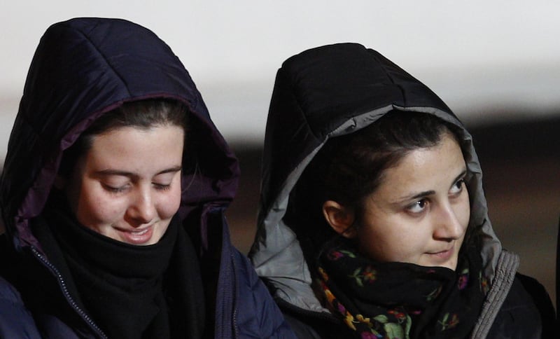 Greta e Vanessa sono in Italia: l'arrivo a Ciampino 12