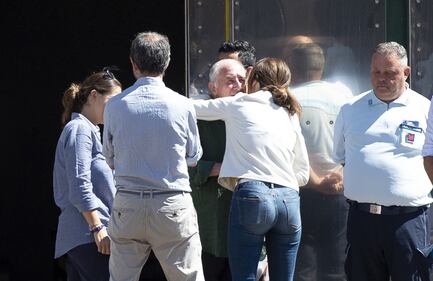 Marcello Dell'Utri esce dal carcere di Rebibbia 4