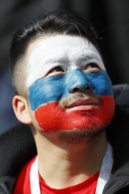 Mondiale 2018, tifosi festanti sugli spalti dello stadio Luzhniki di Mosca 15