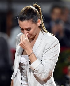 Flavio Pennetta si commuove a Roma 1
