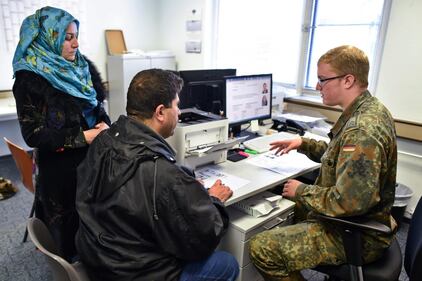Germania, profughi all'ex base americana di Heidelberg 3