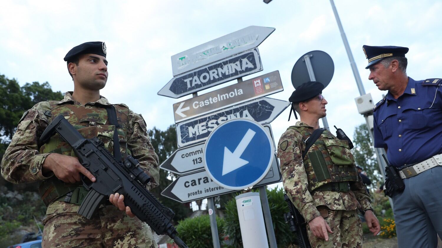 G7, Taormina blindata: riconoscimento facciale 7mila agenti e droni
