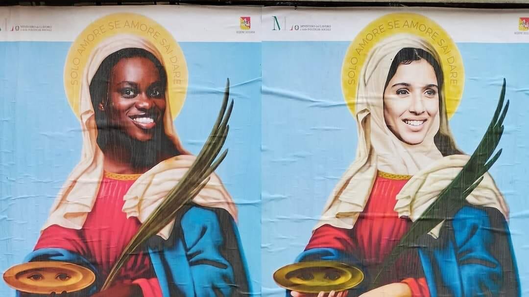 Follia inclusiva: Santa Lucia diventa nigeriana e araba. È bufera a Siracusa
