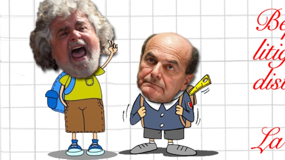 Botta e risposta tra Grillo e Bersani