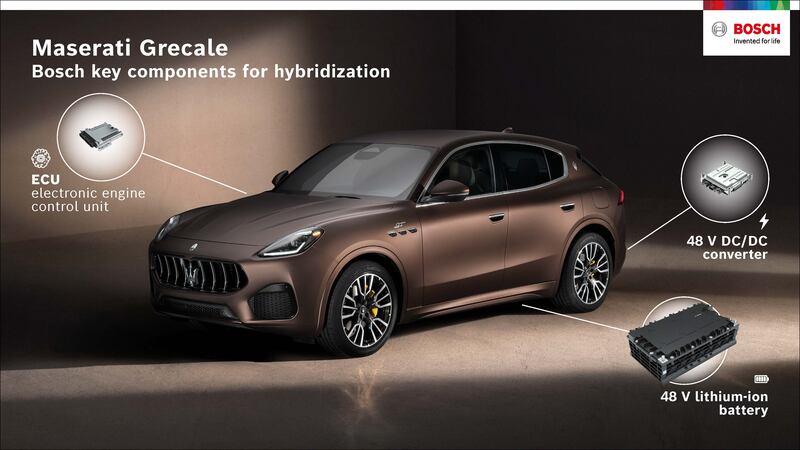 Bosch nella Maserati Grecale