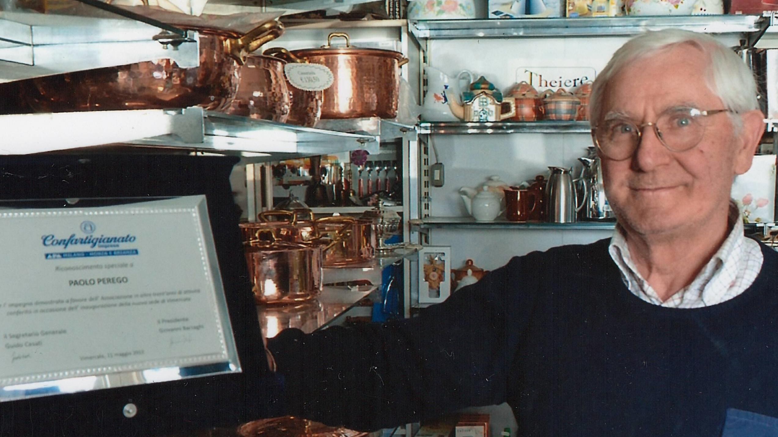 Cent'anni di passione: «Io, maestro del rame faccio pentole per chef»
